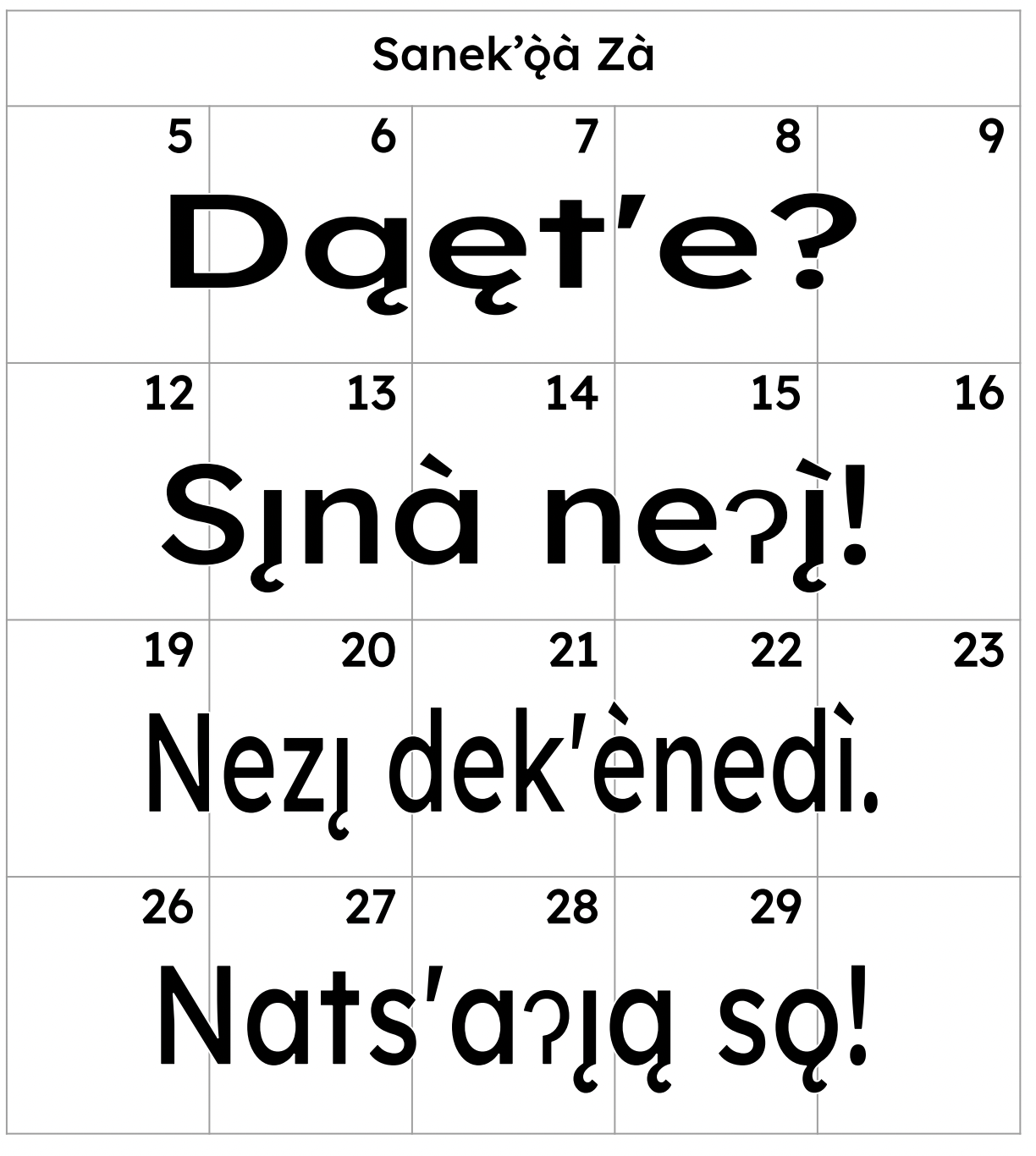 Indigenous Languages Month